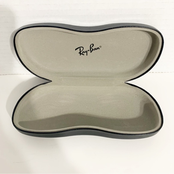Ray-Ban Optical Hard Cell Subglasses Case Embossed Branding Across Front of Case - Picture 8 of 8